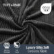 Image of up close silky soft luxury modular couch cover.