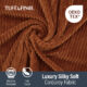 Image of up close silky soft luxury modular couch cover.