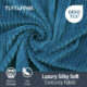 Image of up close silky soft luxury modular couch cover.