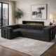 Image of modular couch in living room.