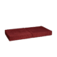 Merlot, dark red, modular ottoman configured into small bed. 