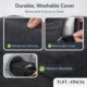 Image showing that modular couch cover is "durable and washable."