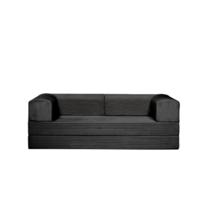 Ash, light black, 3-Seater Couch.