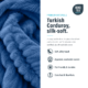 Image showing that modular bonesless couch cover is turkish corduroy, silk-soft.