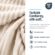Image showing that modular bonesless couch cover is turkish corduroy, silk-soft.