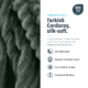 Image showing that modular bonesless couch cover is turkish corduroy, silk-soft.