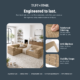 Image shows that boneless modular sofa is engineered to last.
